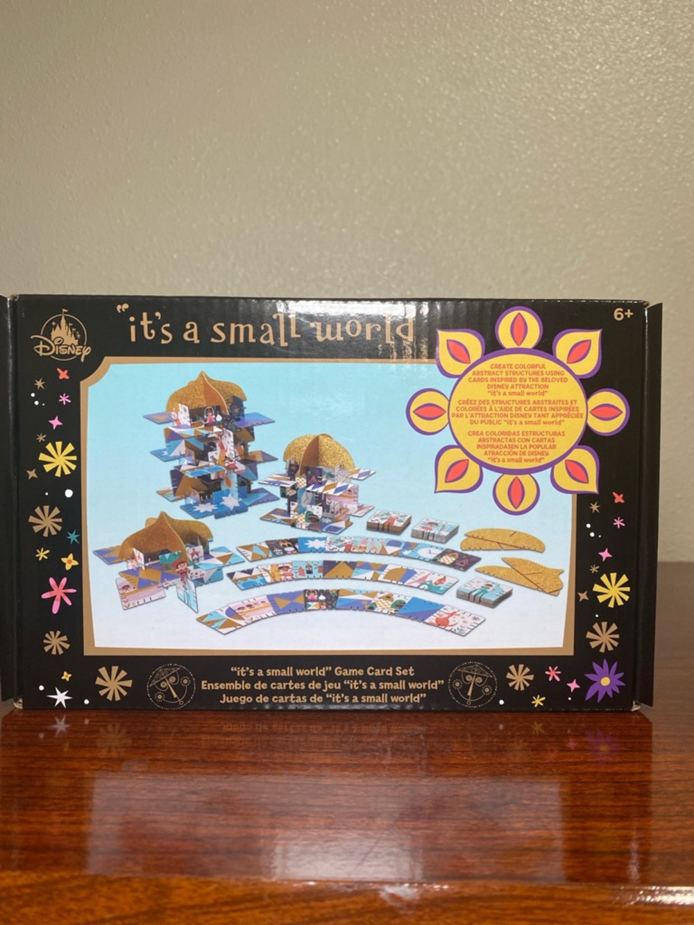 Disney Parks It's A Small World Card Game Set 6+ NEW
